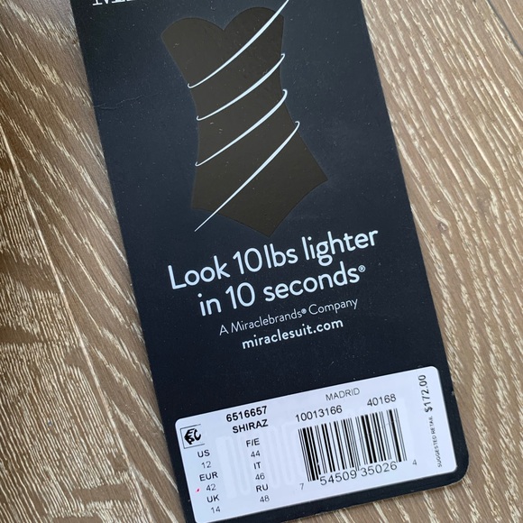 Miracle Suit Rock Solid Madrid Bandeau swimsuit - Picture 2 of 6